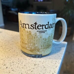 Starbucks Amsterdam Mug - White and Brown